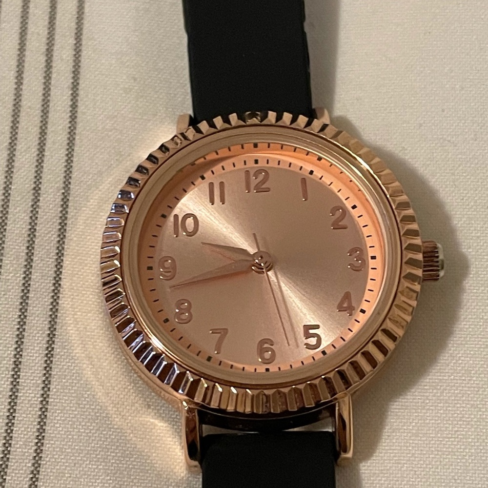 Wrist watch  (color strap on BLACK)